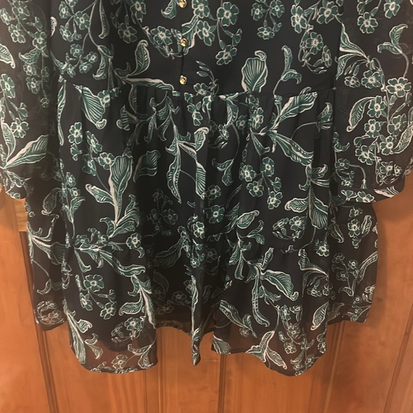 LOFT Floral Tiered Dress - Picture 3 of 7